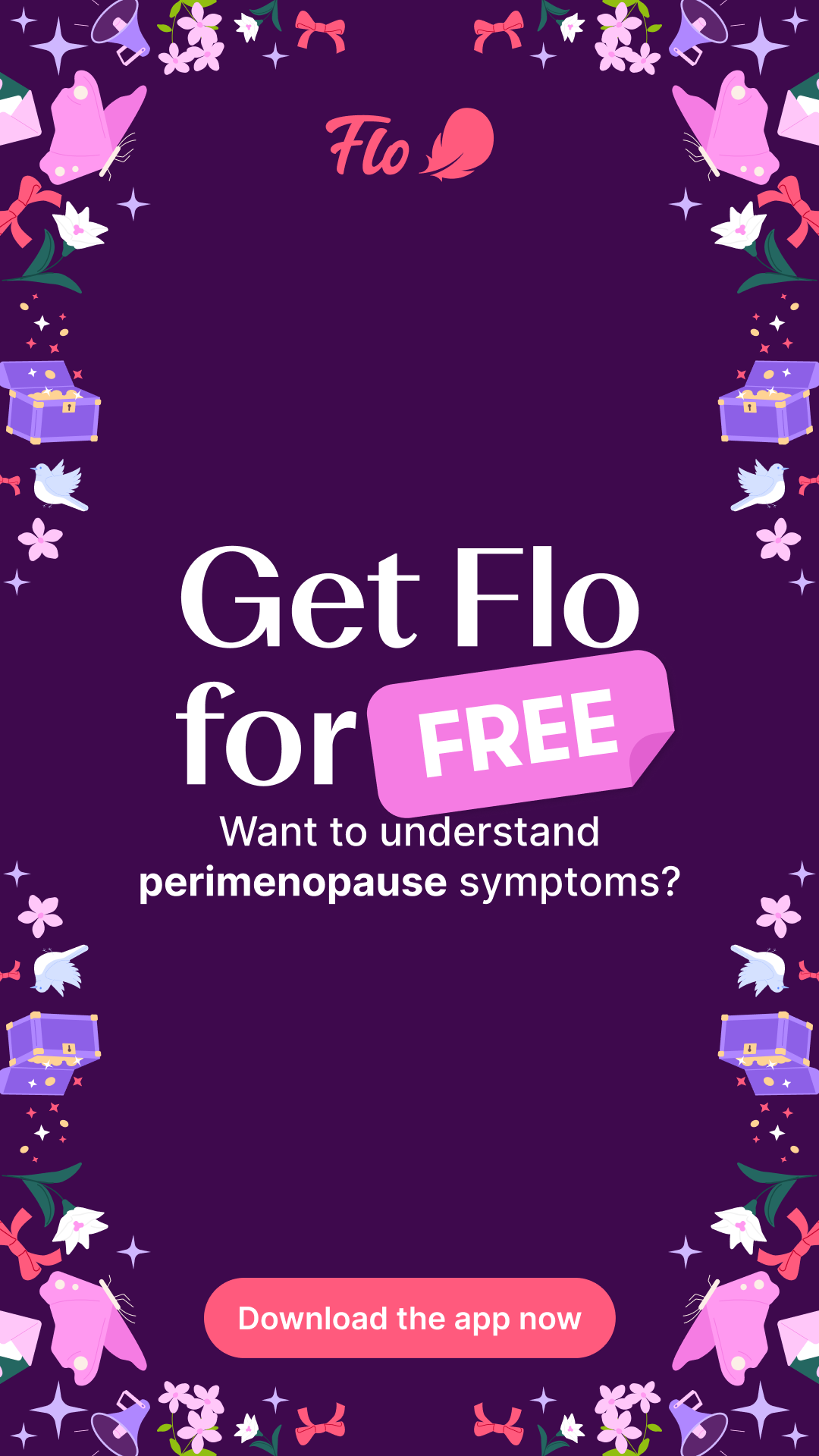 Flo For Perimenopause Facebook ad