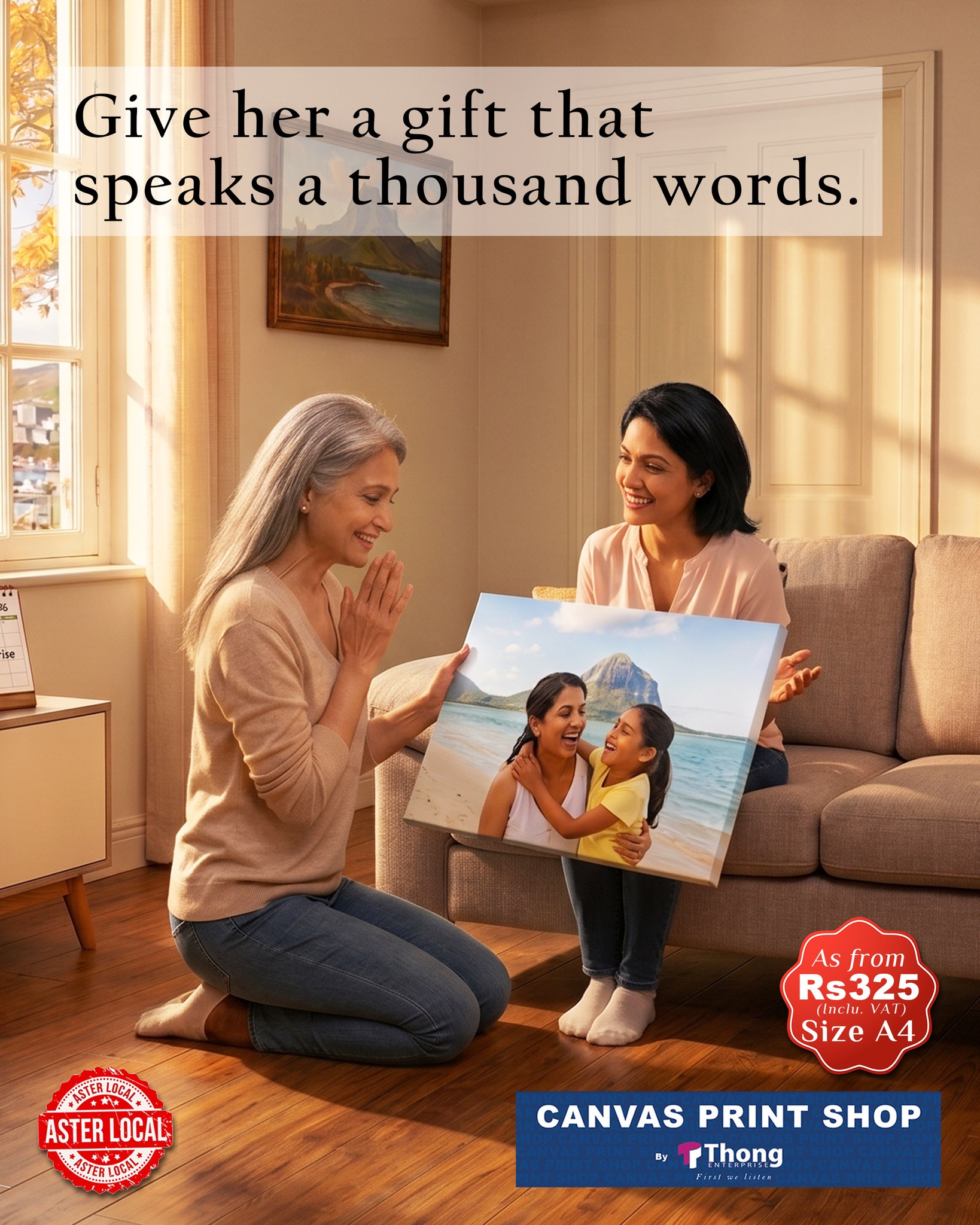 Canvas Print Shop by Thong Enterprise Facebook ad