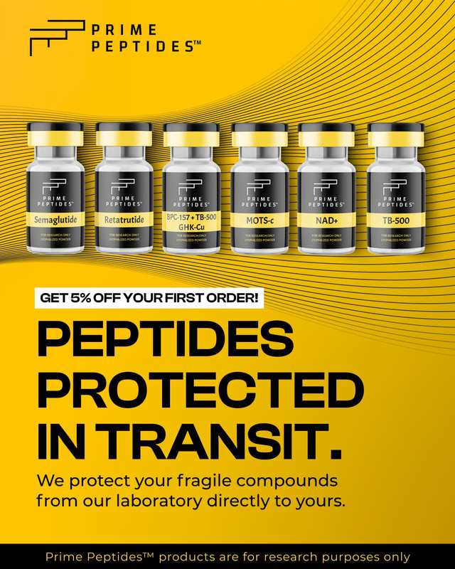 PrimePtides I Facebook ad from Mar 14, 2026