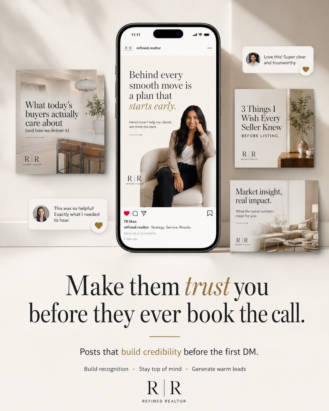 Refined Realtor Facebook ad