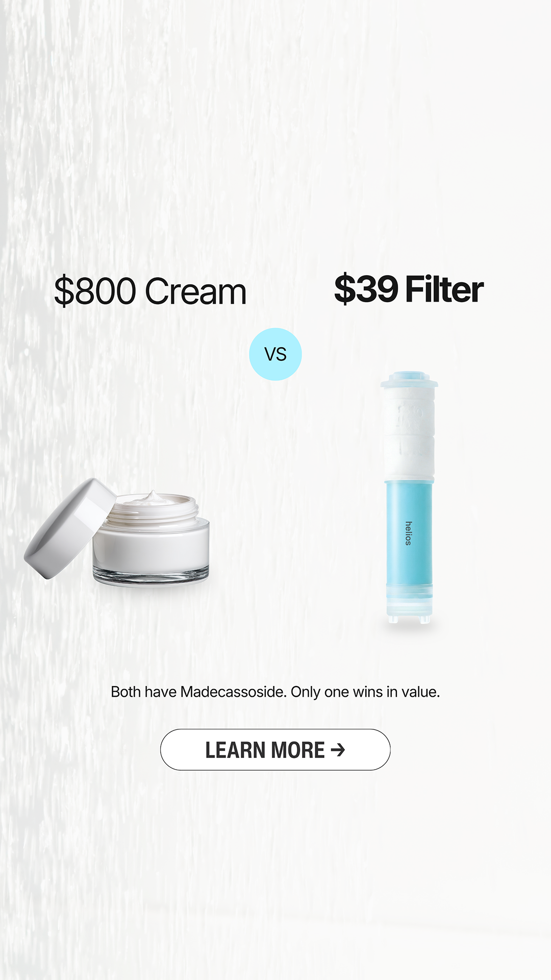 Helios Filter Facebook ad from Mar 25, 2026