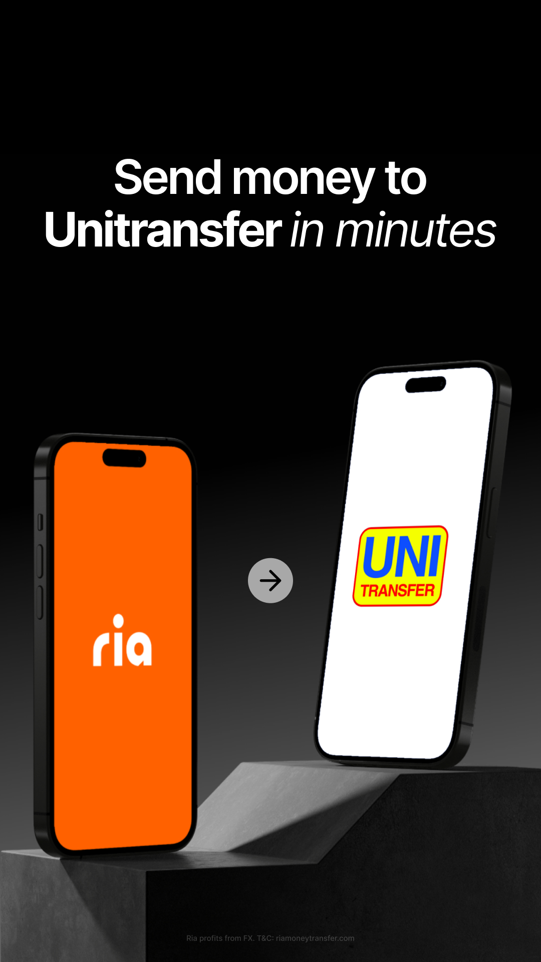 Ria Money Transfer Facebook ad