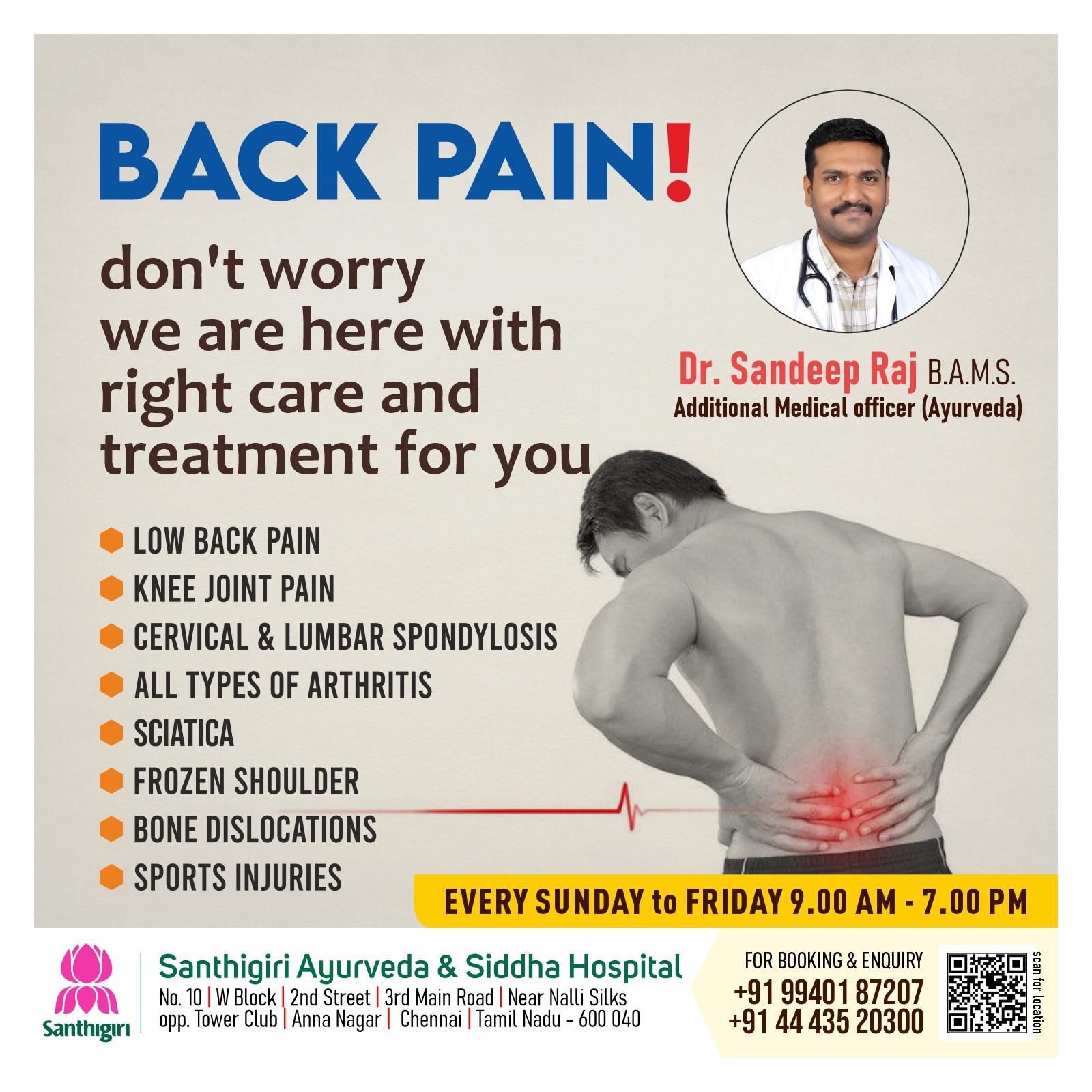 Santhigiri Ayurveda & Siddha Hospital, Annanagar Facebook ad