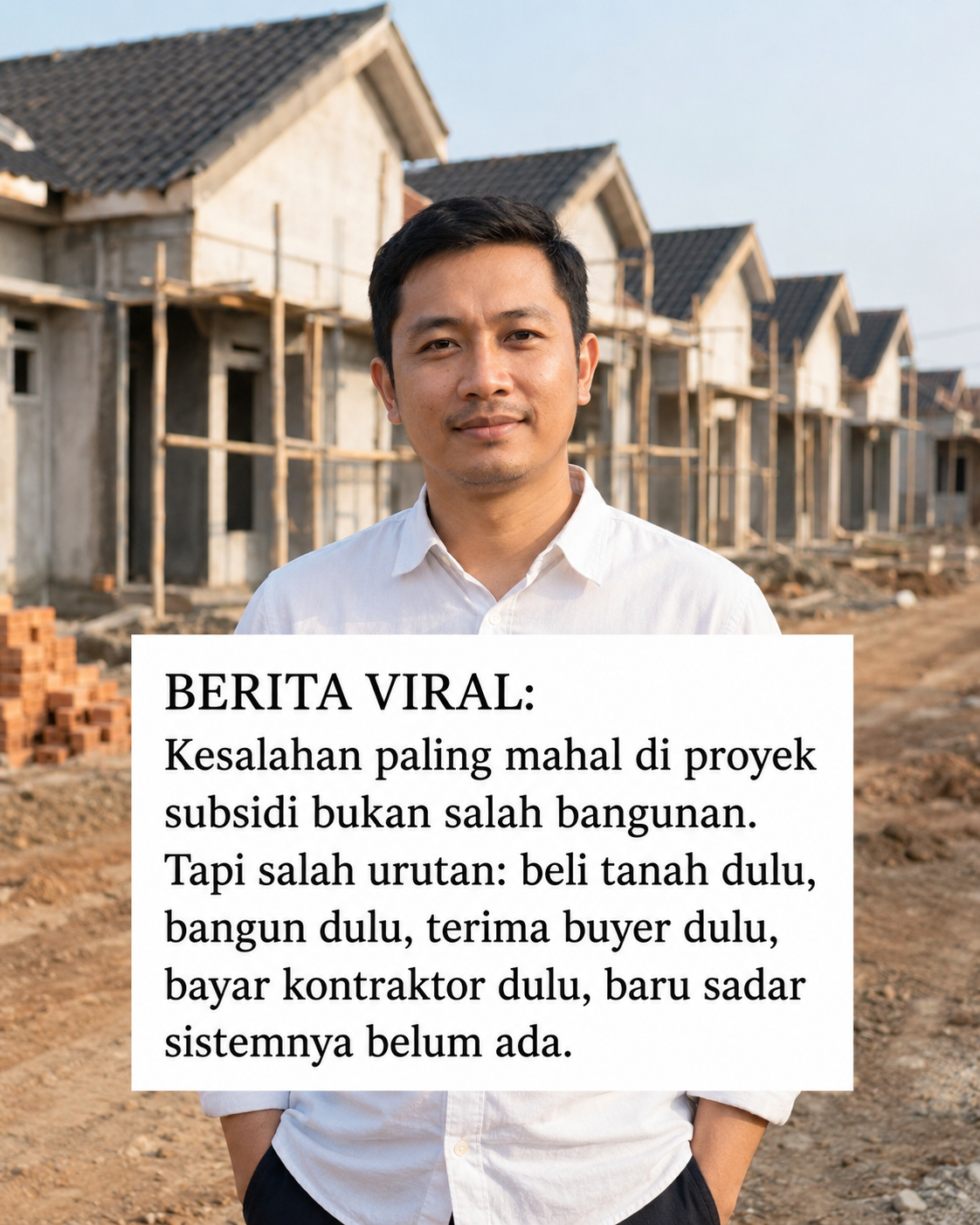 Ceritrasukses.id Facebook ad: Proyek Jangan Asal