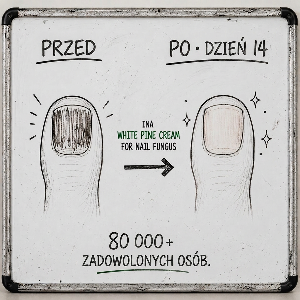 Kosmetyki Organiczne - InaEssentials.pl Facebook ad: Przed i po 14 dniach. Różnica jest realna.
