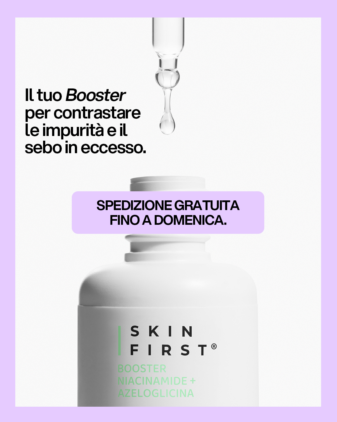 SKIN FIRST Facebook ad