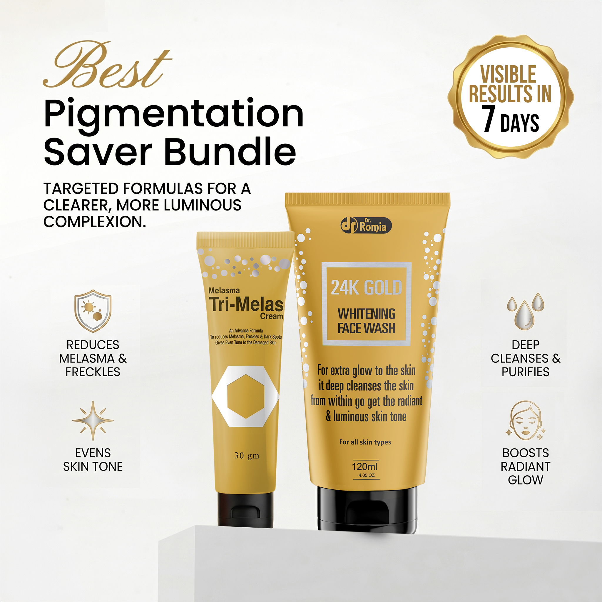 Dr.Romia Cosmeceuticals Facebook ad