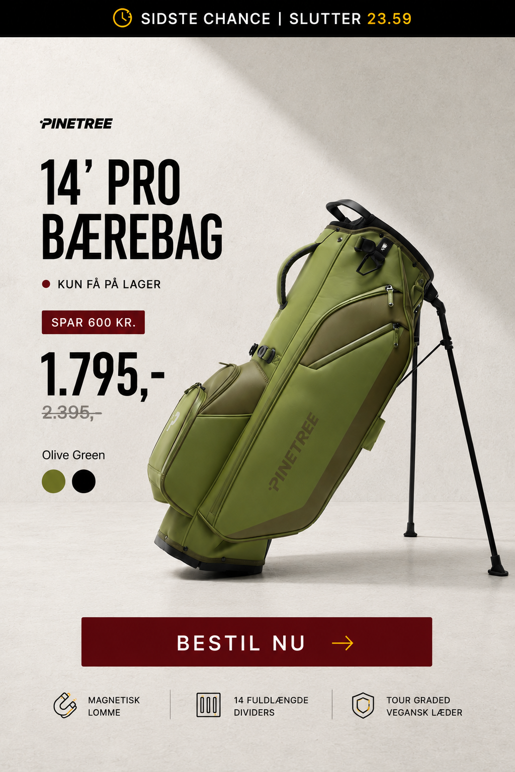 Pinetree Golf Facebook ad