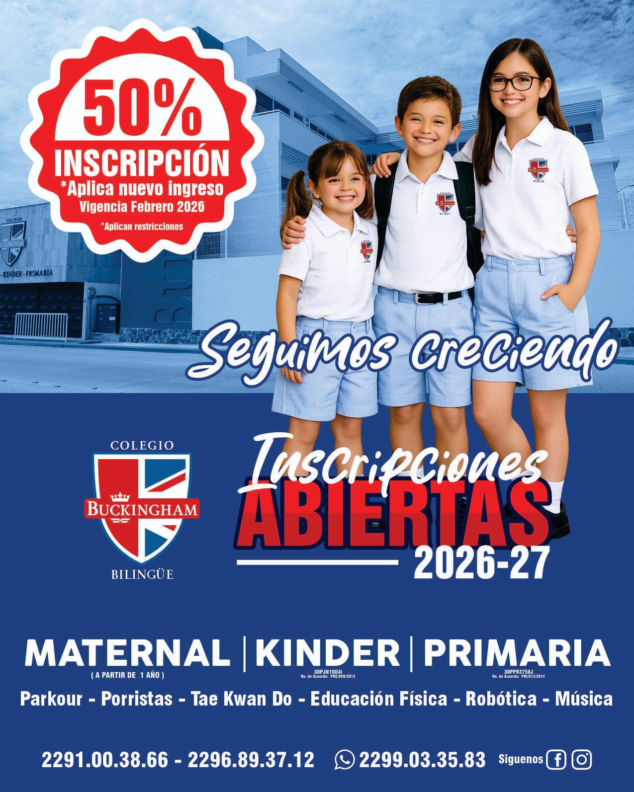Colegio Buckingham - Maternal, Kinder y Primaria en Veracruz, Ver. Facebook ad: ¡Descubre el secreto para un futuro brillante!