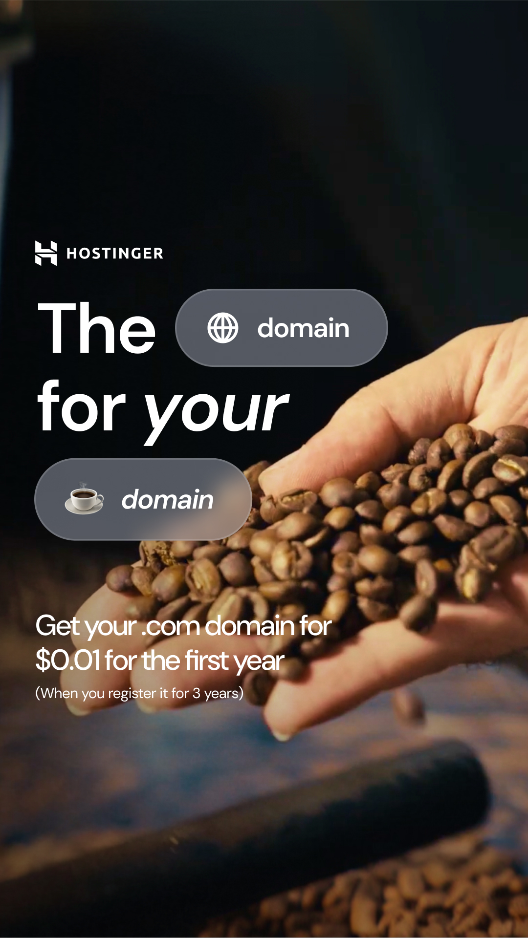 Hostinger Facebook ad from Jul 15, 2026