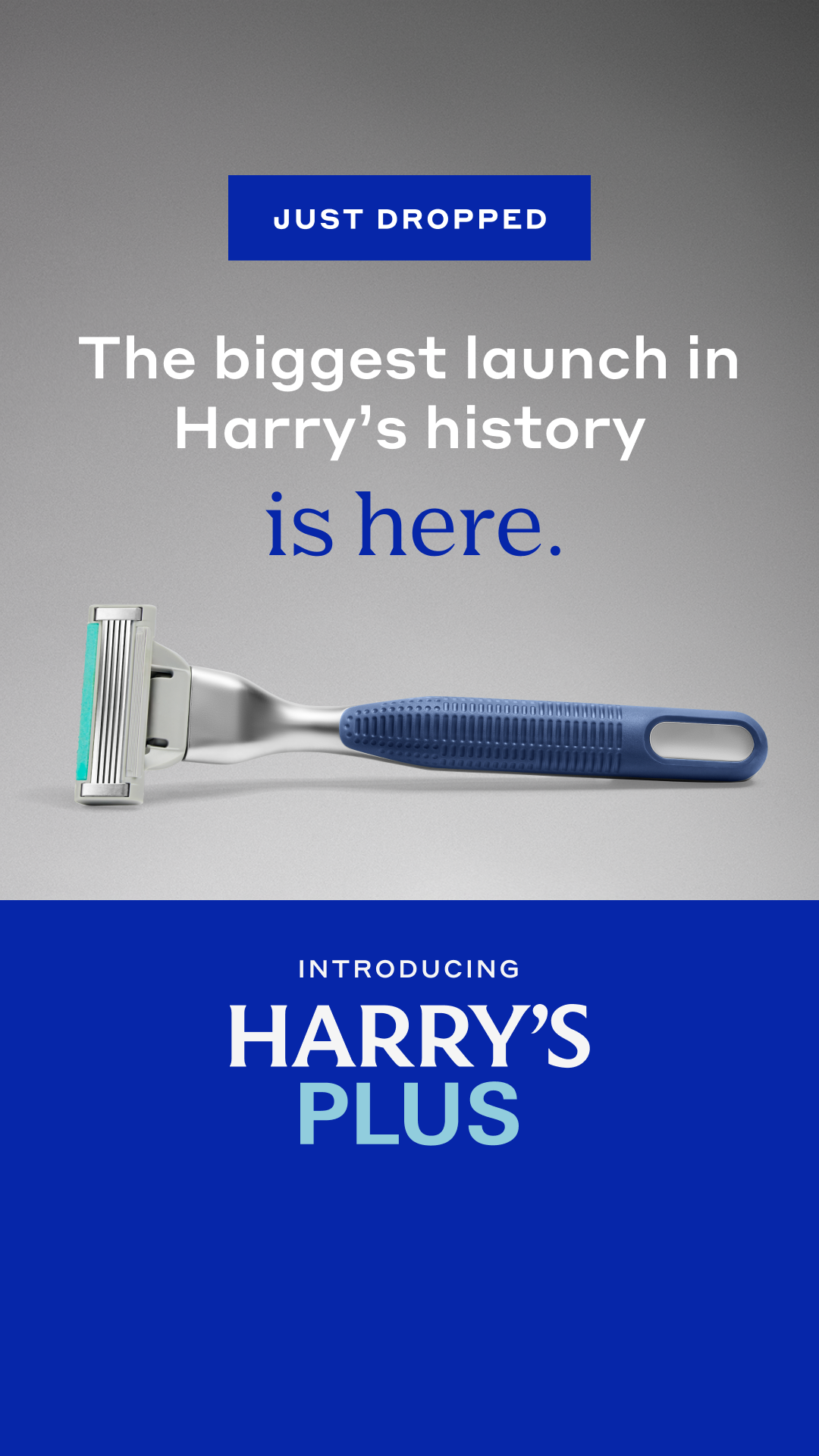 Harry's Facebook ad