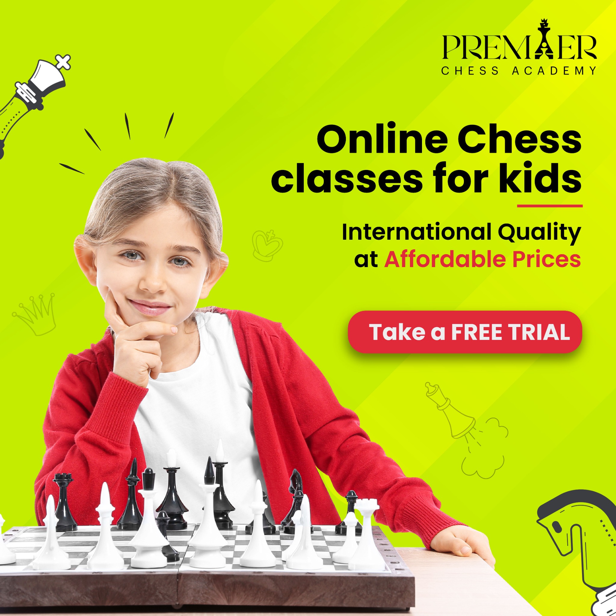 Premier Chess Academy Facebook ad
