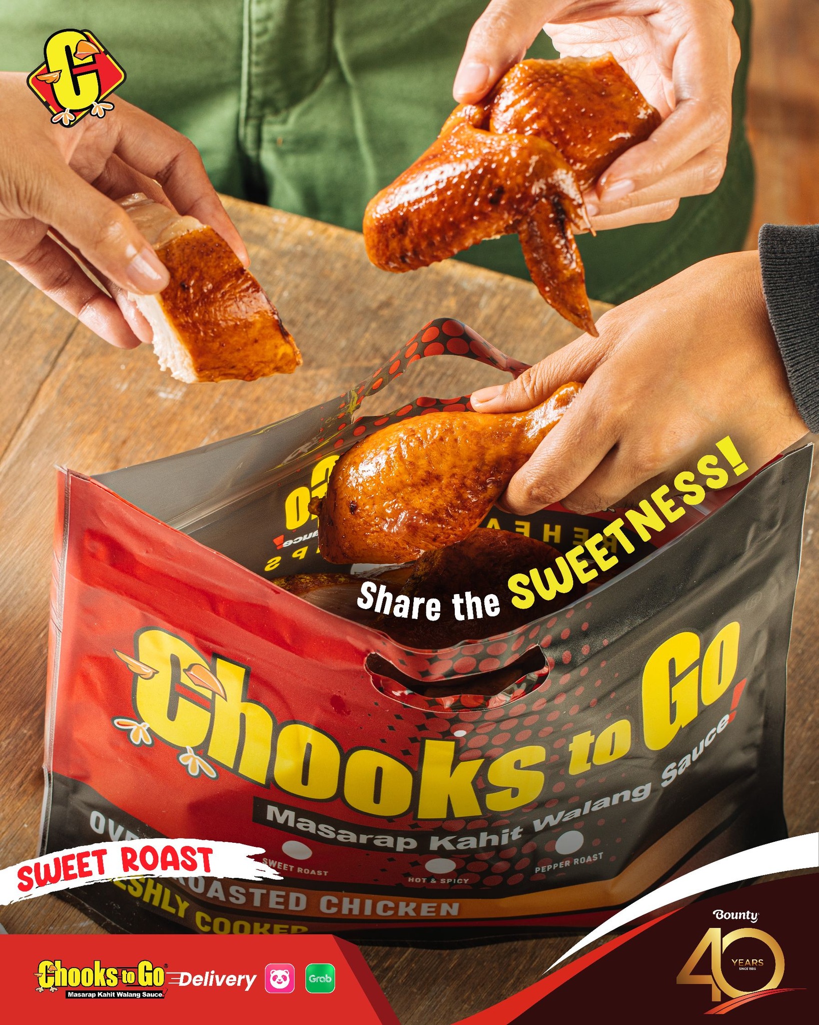 Chooks-to-Go Facebook ad: Sweet mo naman para i-share!