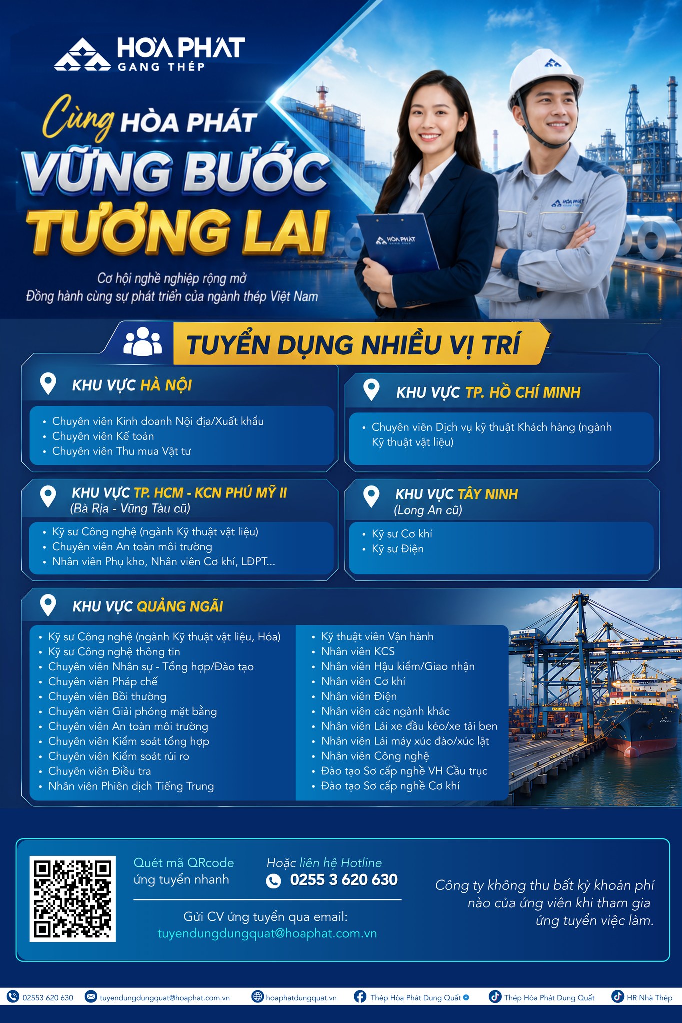 Thép Hòa Phát Dung Quất Facebook ad: BÙNG NỔ CƠ HỘI VIỆC LÀM BA MIỀN…