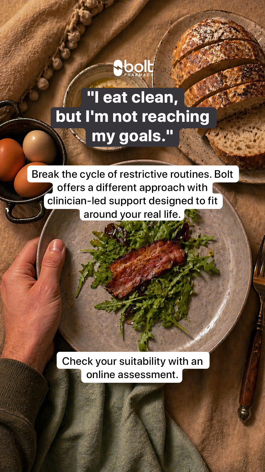 Bolt Pharmacy Facebook ad