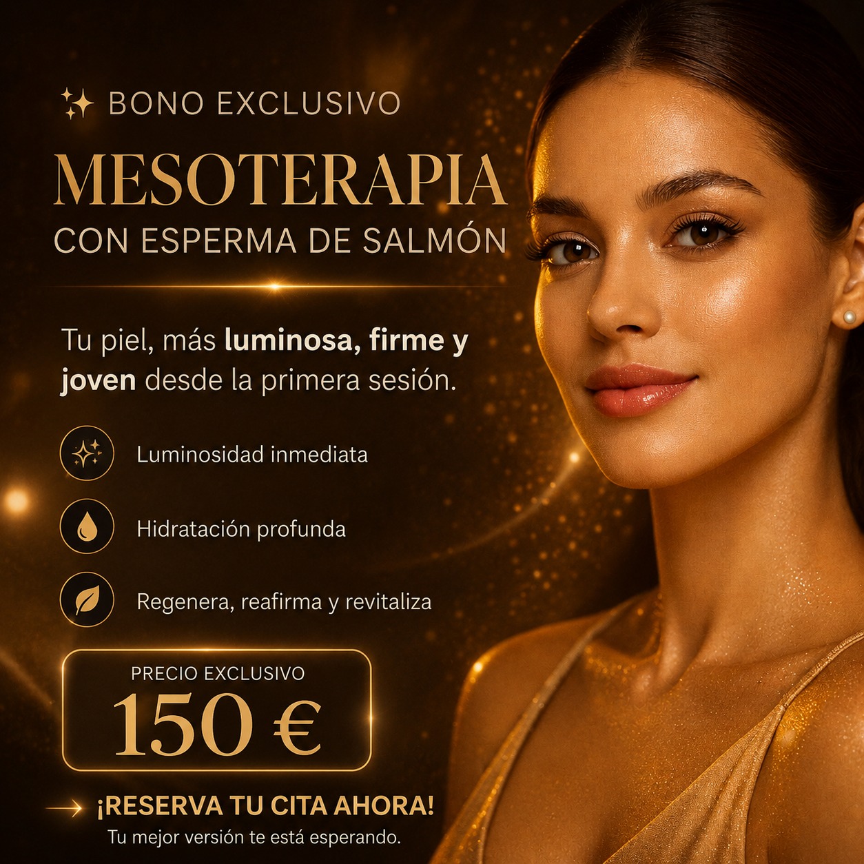 Lipoart Mallorca Facebook ad: Tu piel puede verse cansada, apagada y deshidratada……