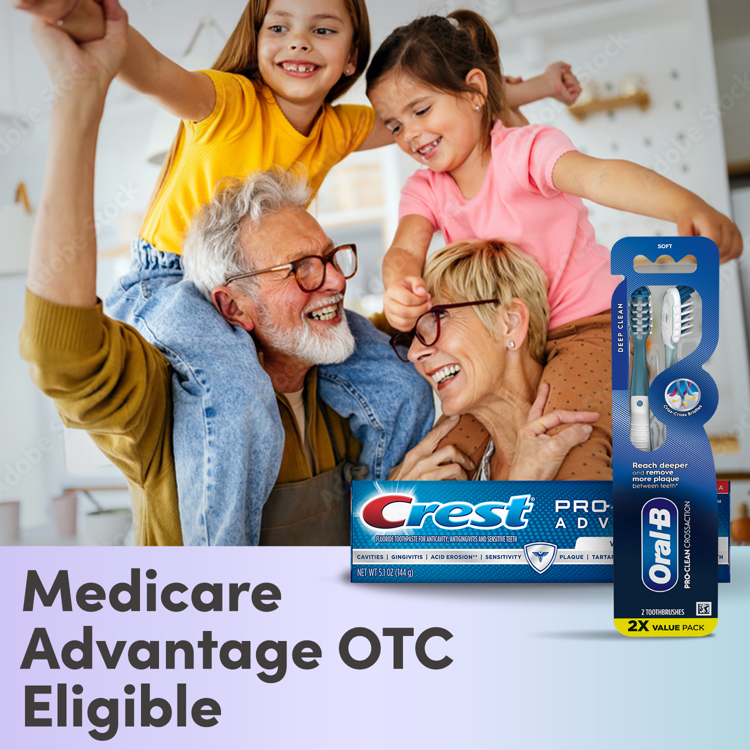 P&G at Walgreens Facebook ad: Shop dental care needs.