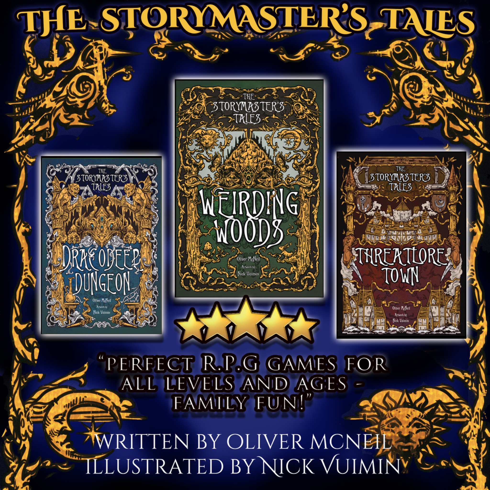 The Storymaster's Tales Facebook ad: Amazing Family RPG