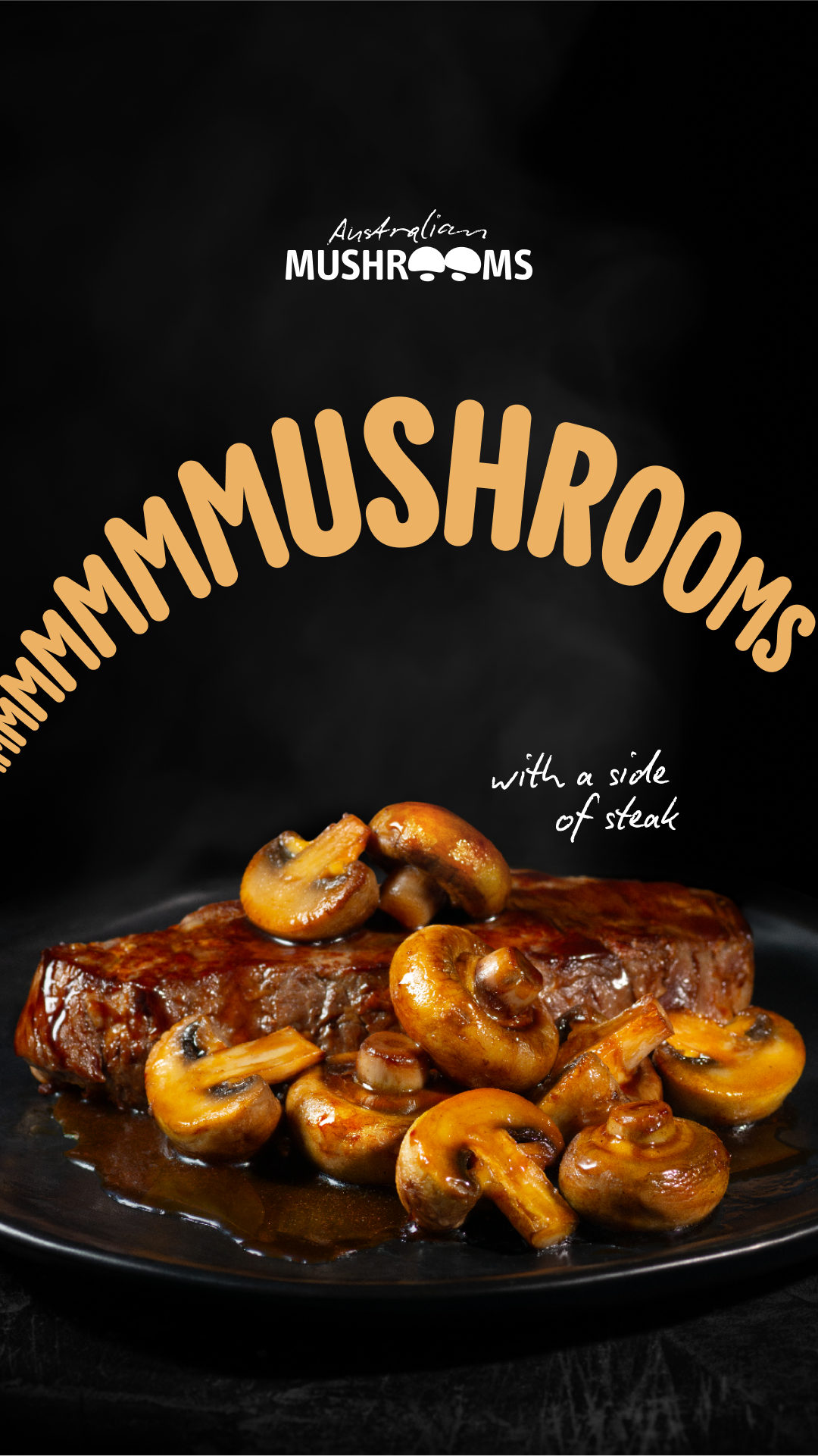 Australian Mushrooms Facebook ad from Sep 7, 2025