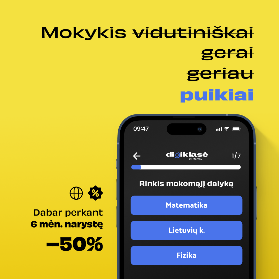 Digiklasė - by Memby Facebook ad