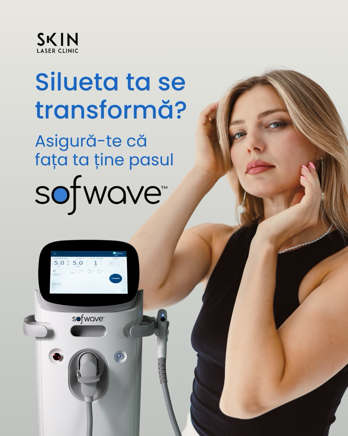 SKIN Laser Clinic Facebook ad: Te pregătești pentru o transformare a siluetei sau…