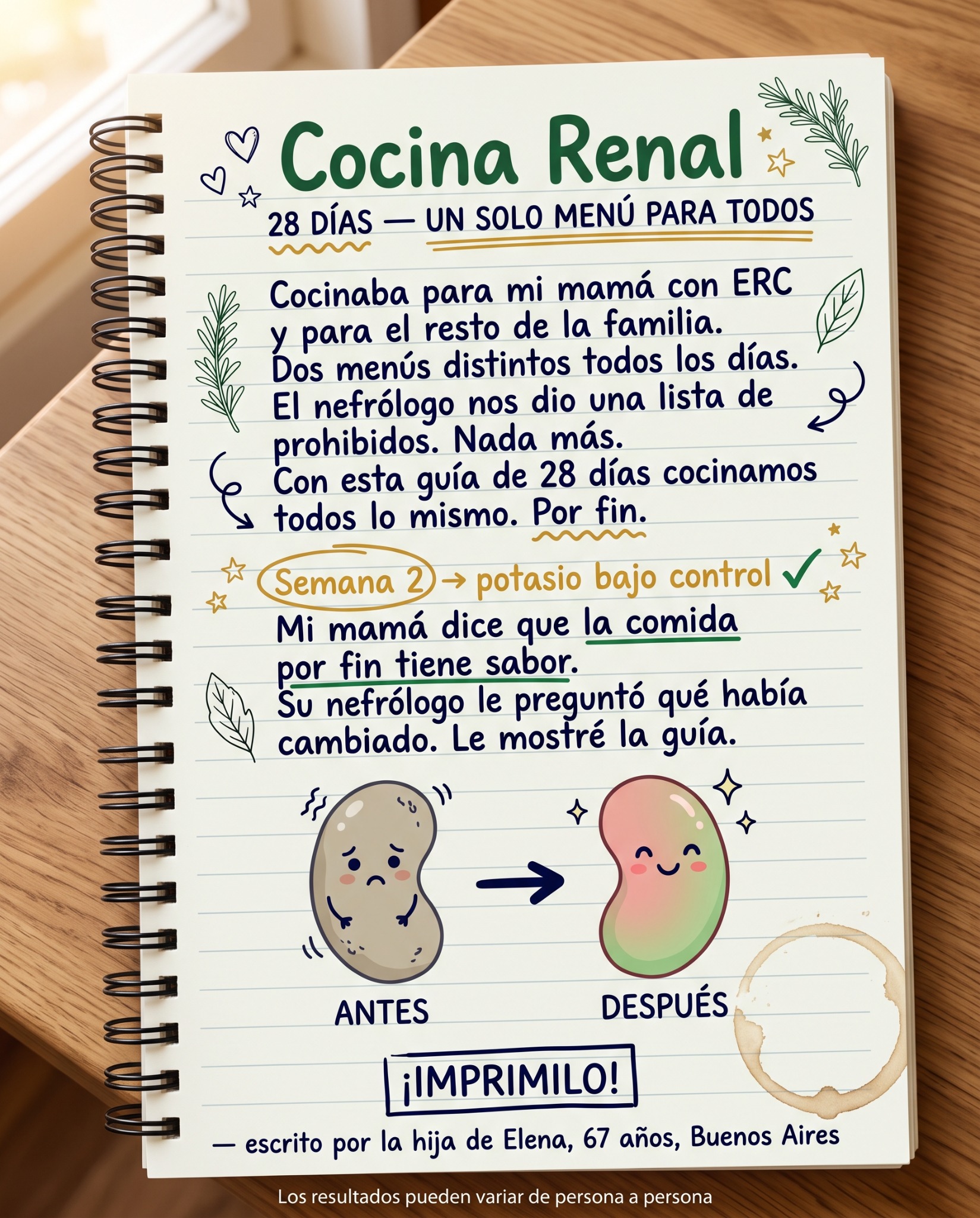 Cocina Activa Facebook ad