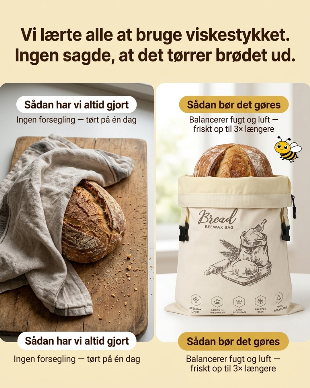 Seraeaze Facebook ad: Hold det friskt, naturligt