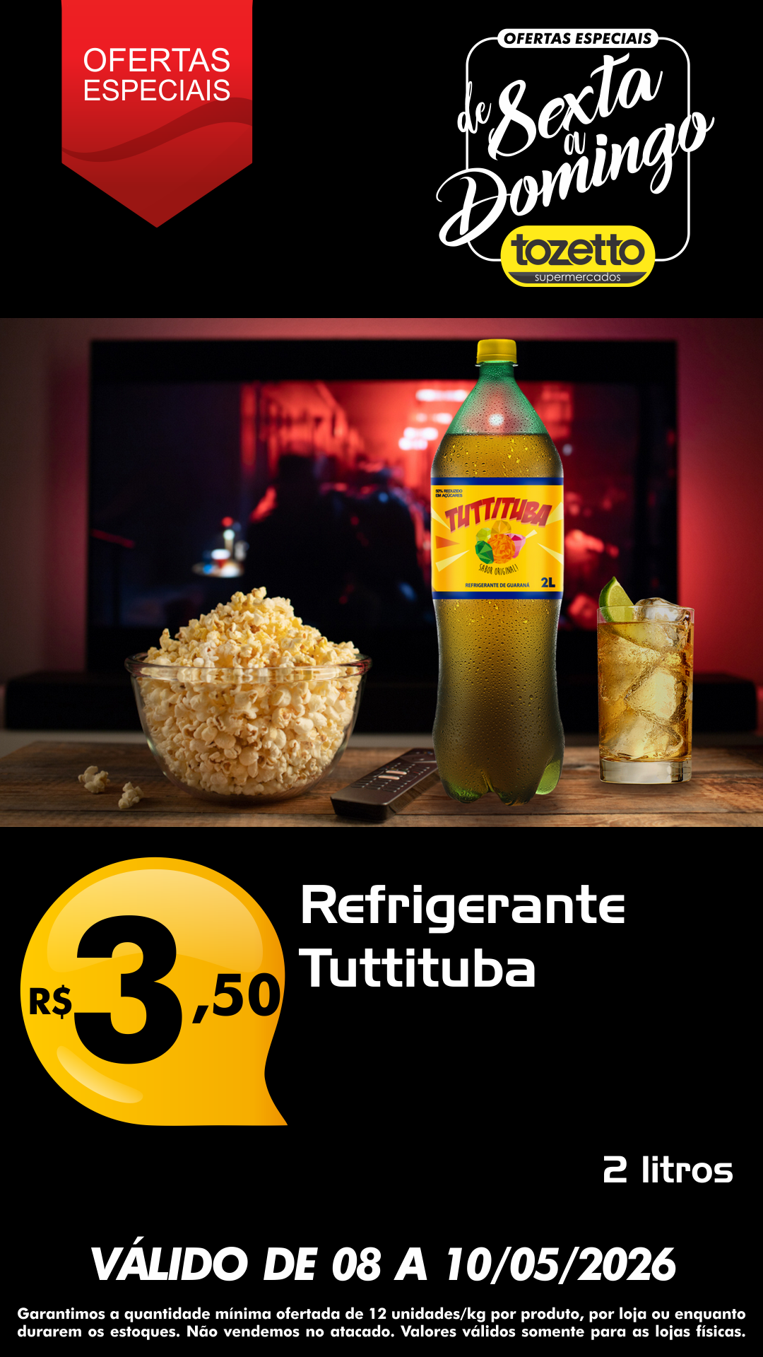 Supermercados Tozetto Facebook ad from May 7, 2026