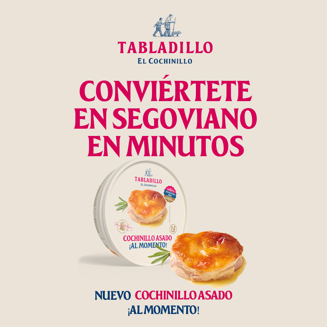 Tabladillo Facebook ad: Descubre el nuevo Cochinillo al Momento: sabor segoviano…