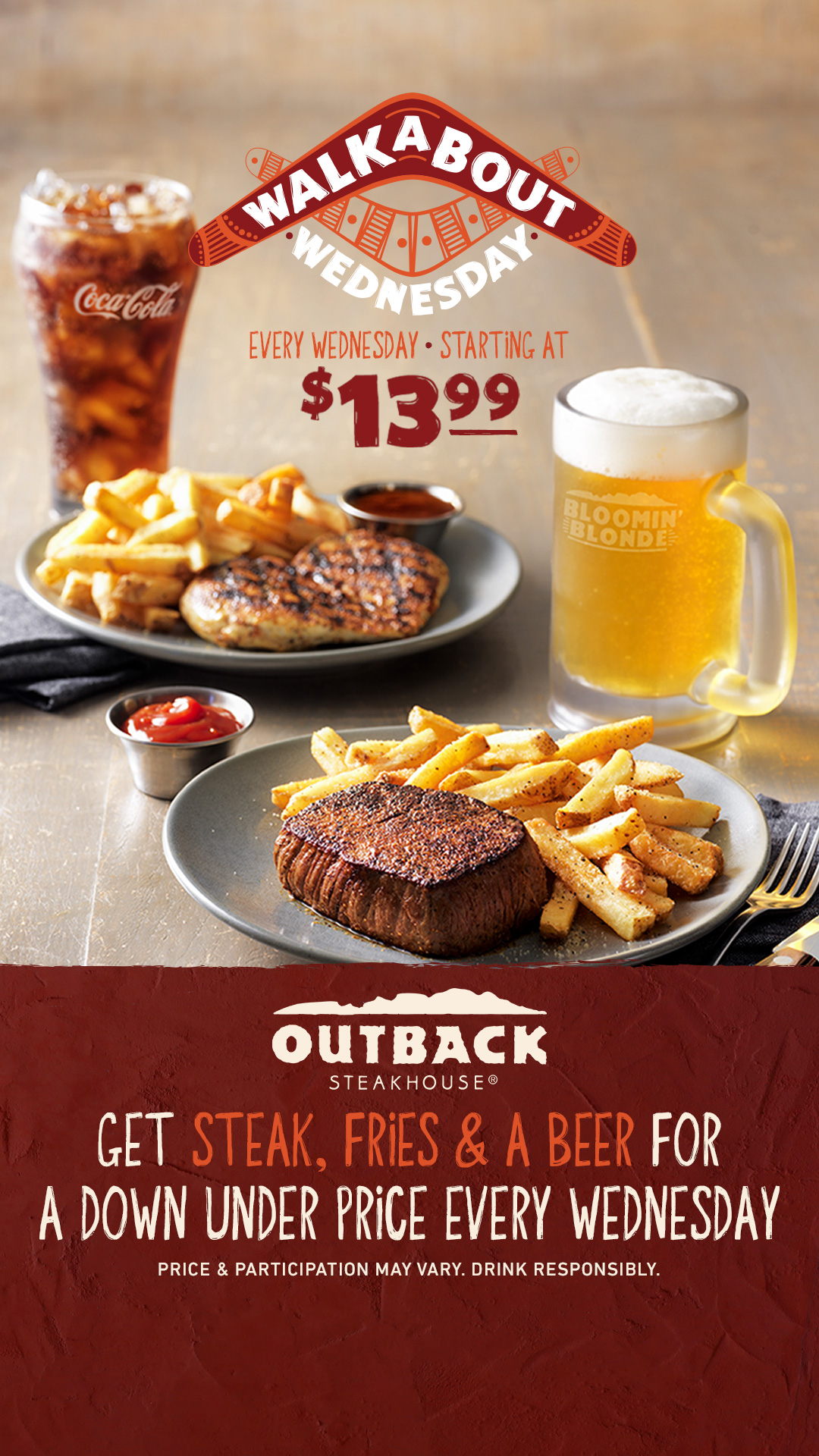 Outback Steakhouse - National Facebook ad