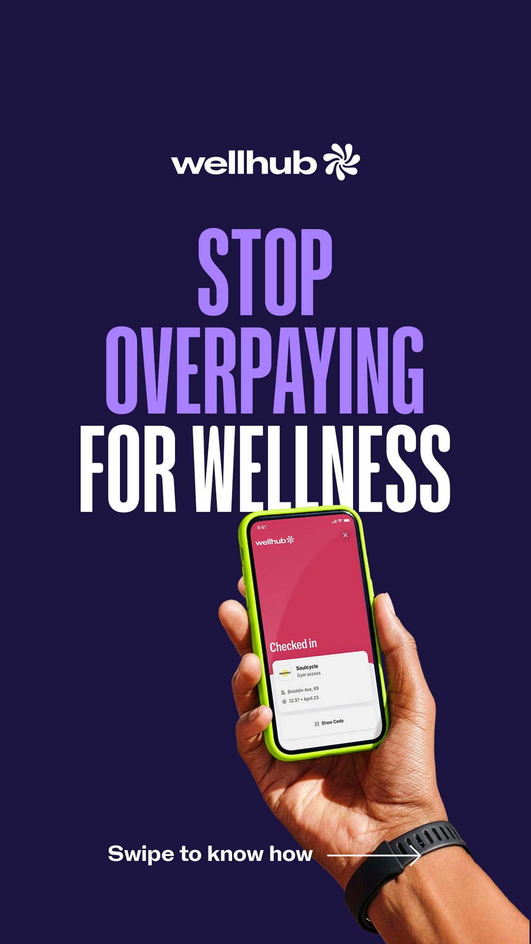 Wellhub Facebook ad