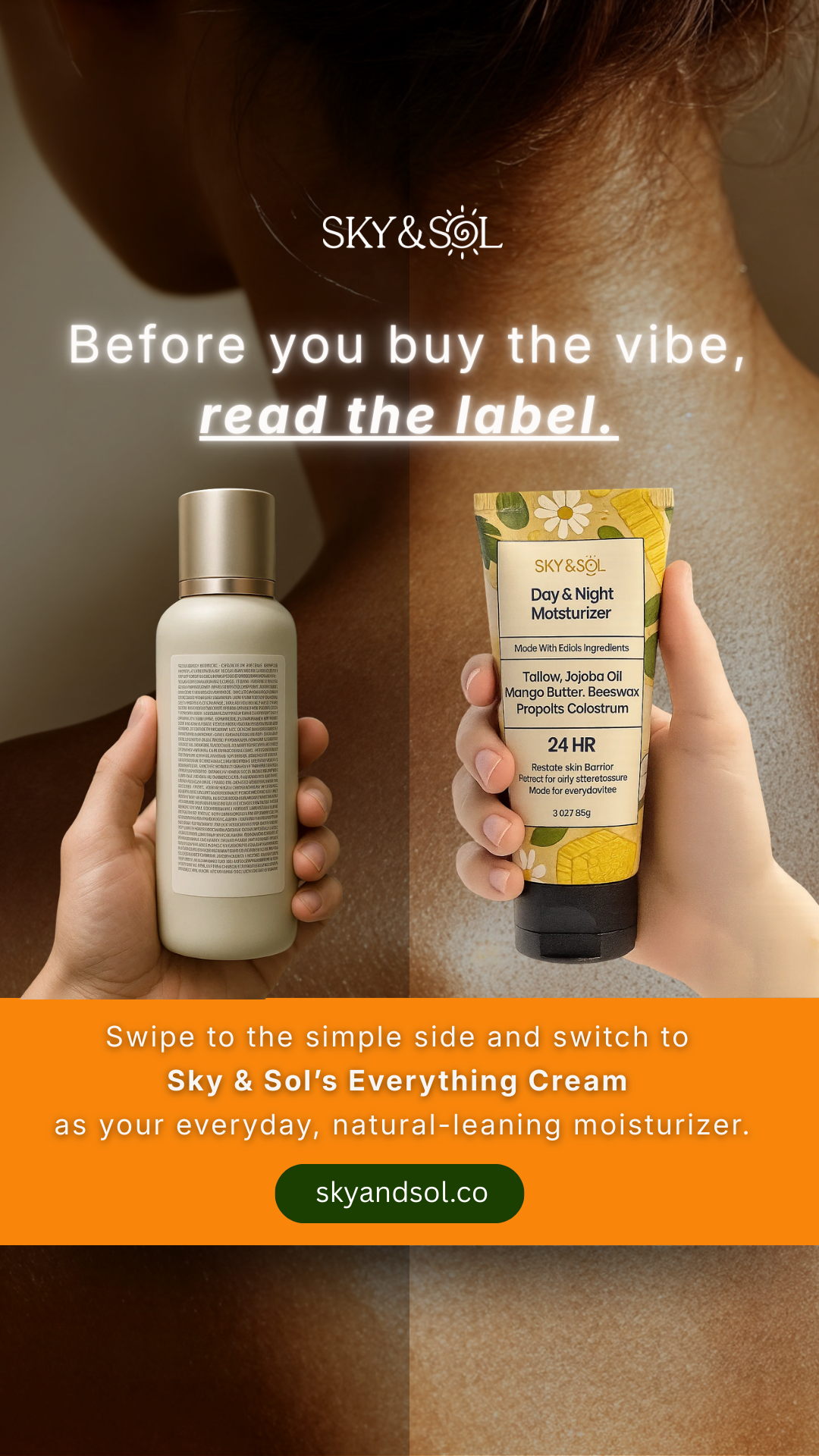 Sky&sol Facebook ad