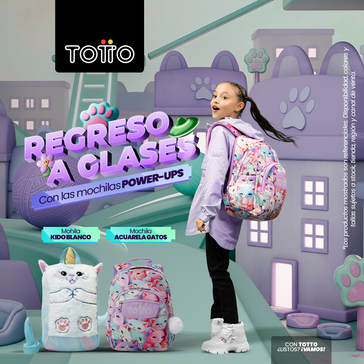 Totto Facebook ad: Los ideales para el regreso a clases