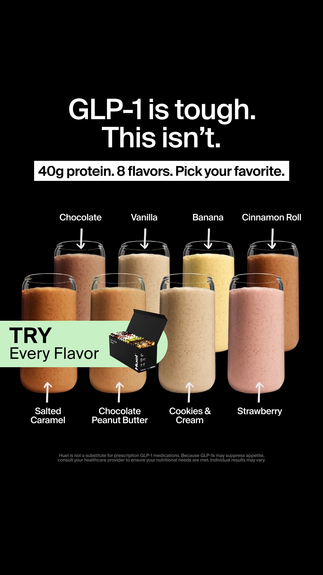 Huel Facebook ad
