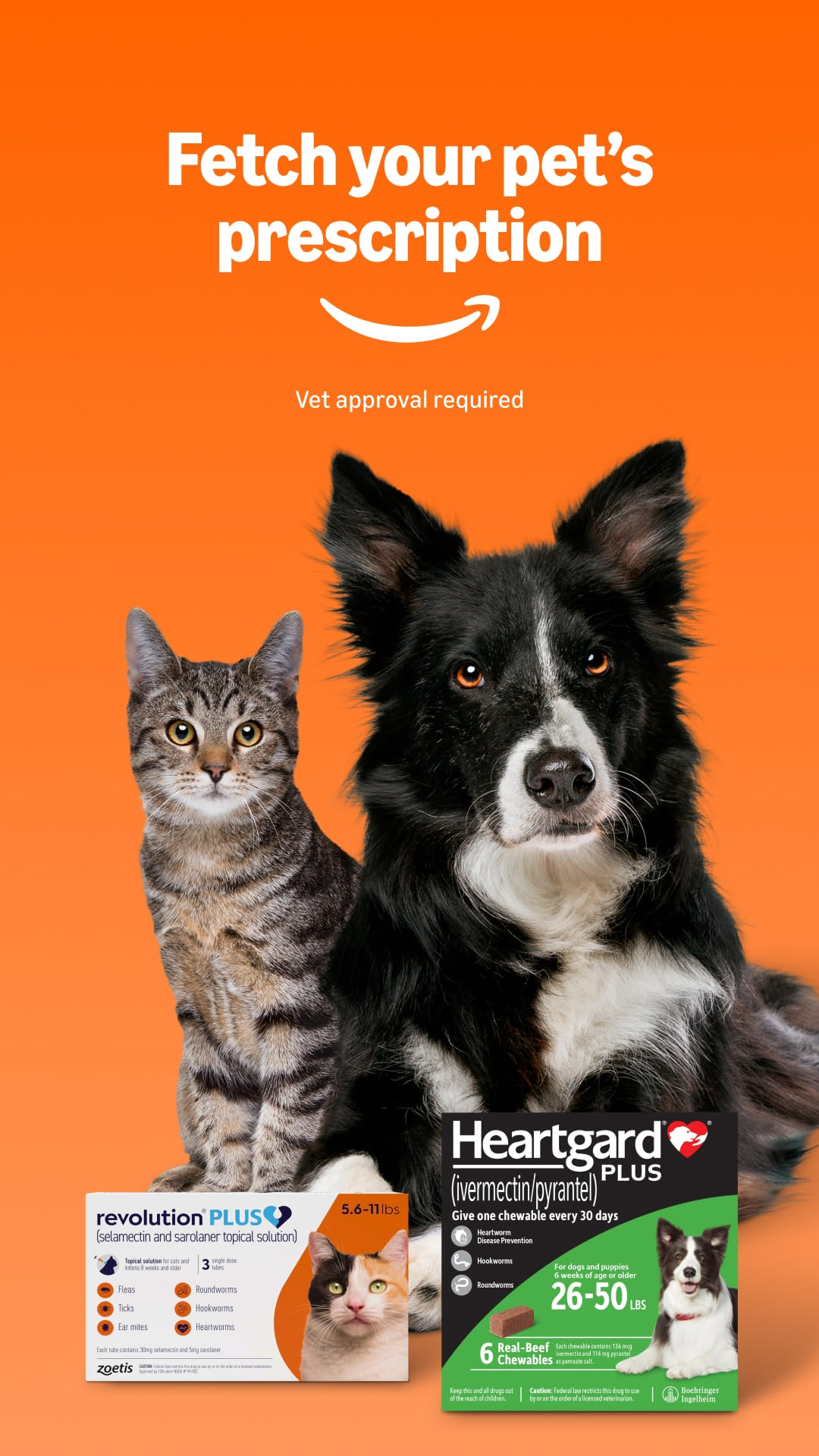 Amazon Pets Facebook ad from Apr 22, 2026