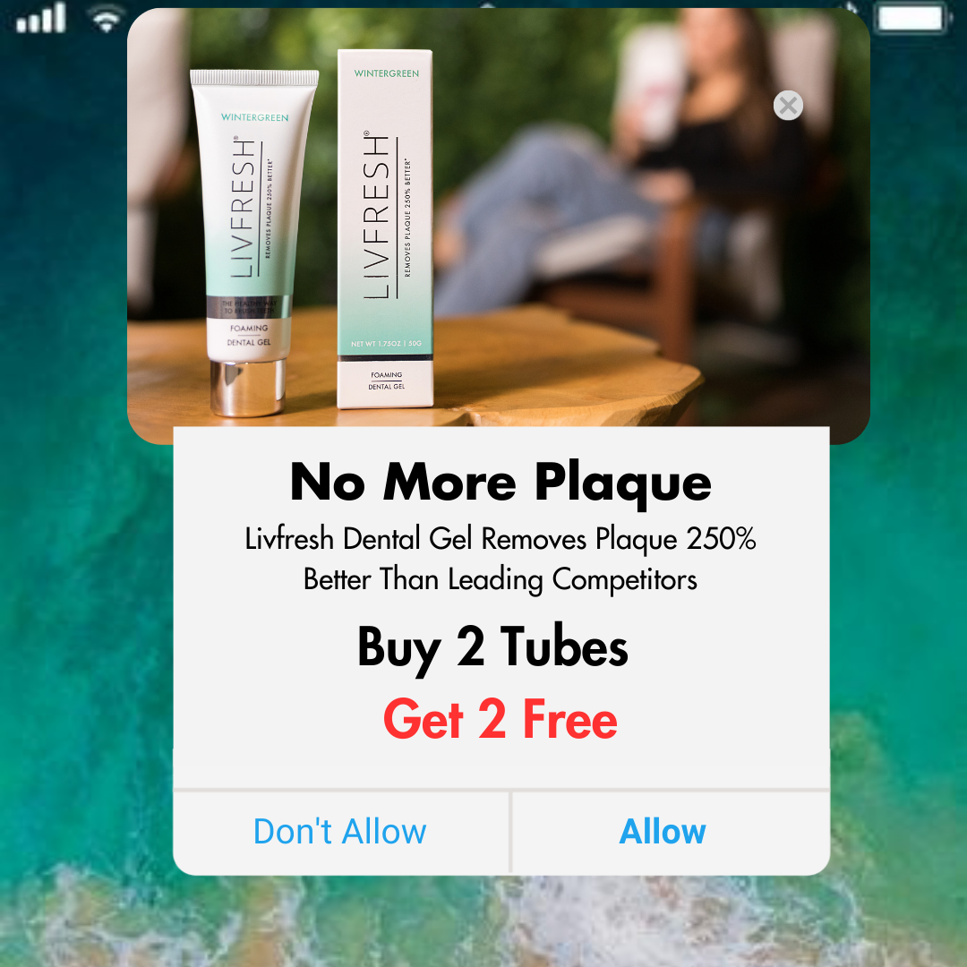 LIVFRESH Facebook ad from Mar 12, 2026