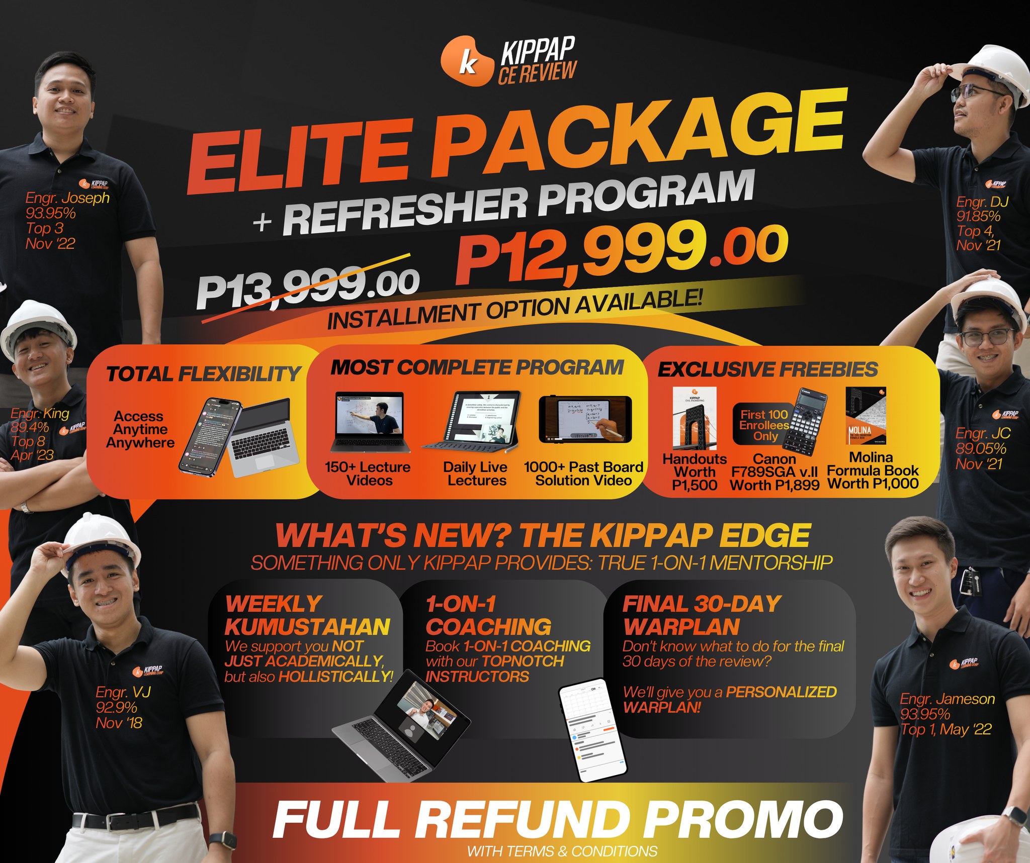Kippap Civil Engineering Review Facebook ad: BECOME AN ENGR.
