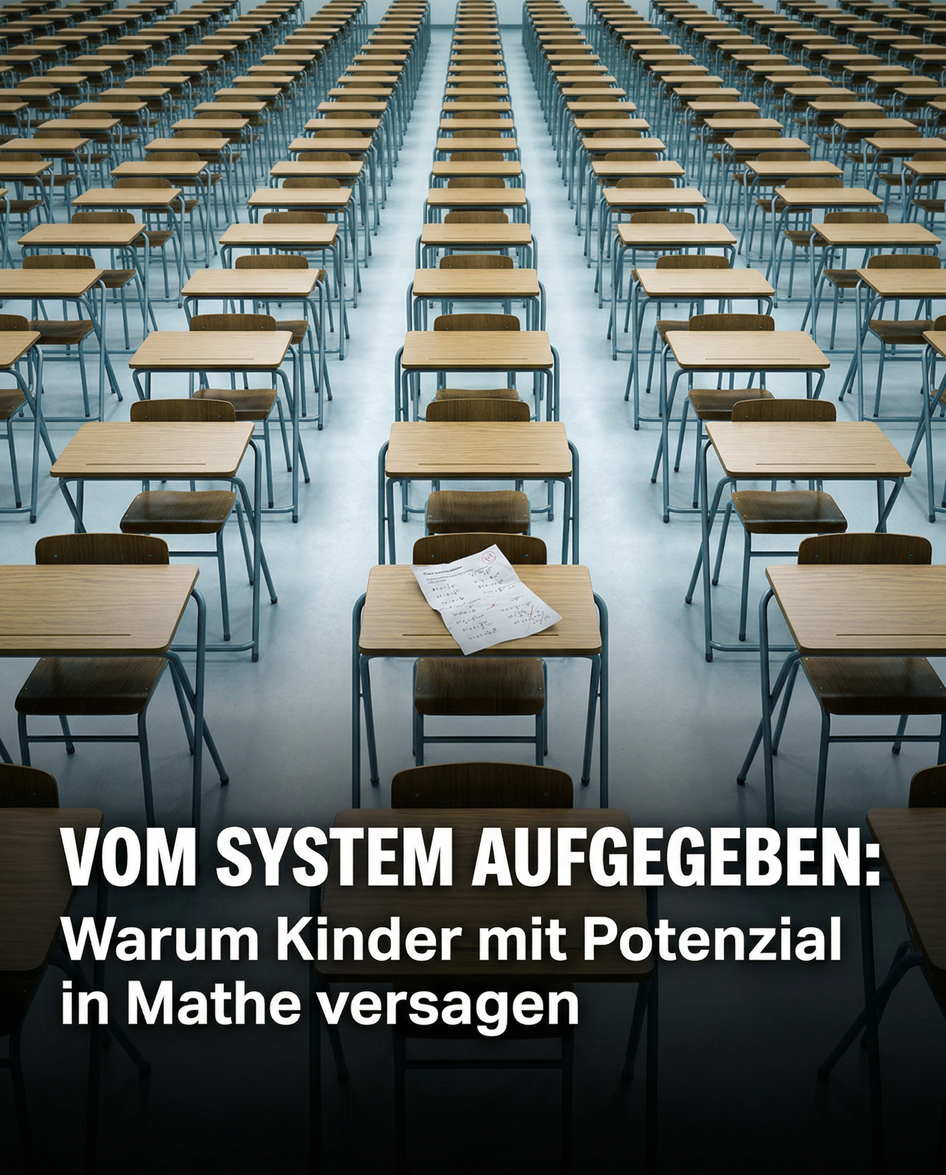 Familien Kompass Facebook ad: Das System sieht Noten. Nicht Kinder.