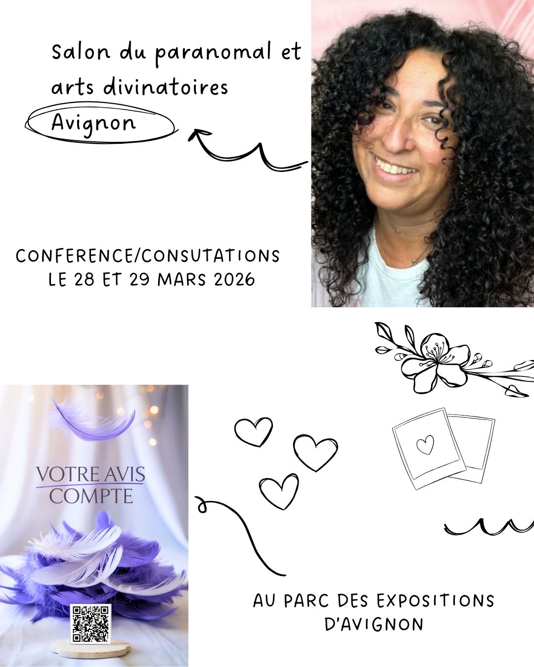 Aramenne Marie Médium Facebook ad: Avignon - Mars 2026 - Salon du paranormal et des arts…