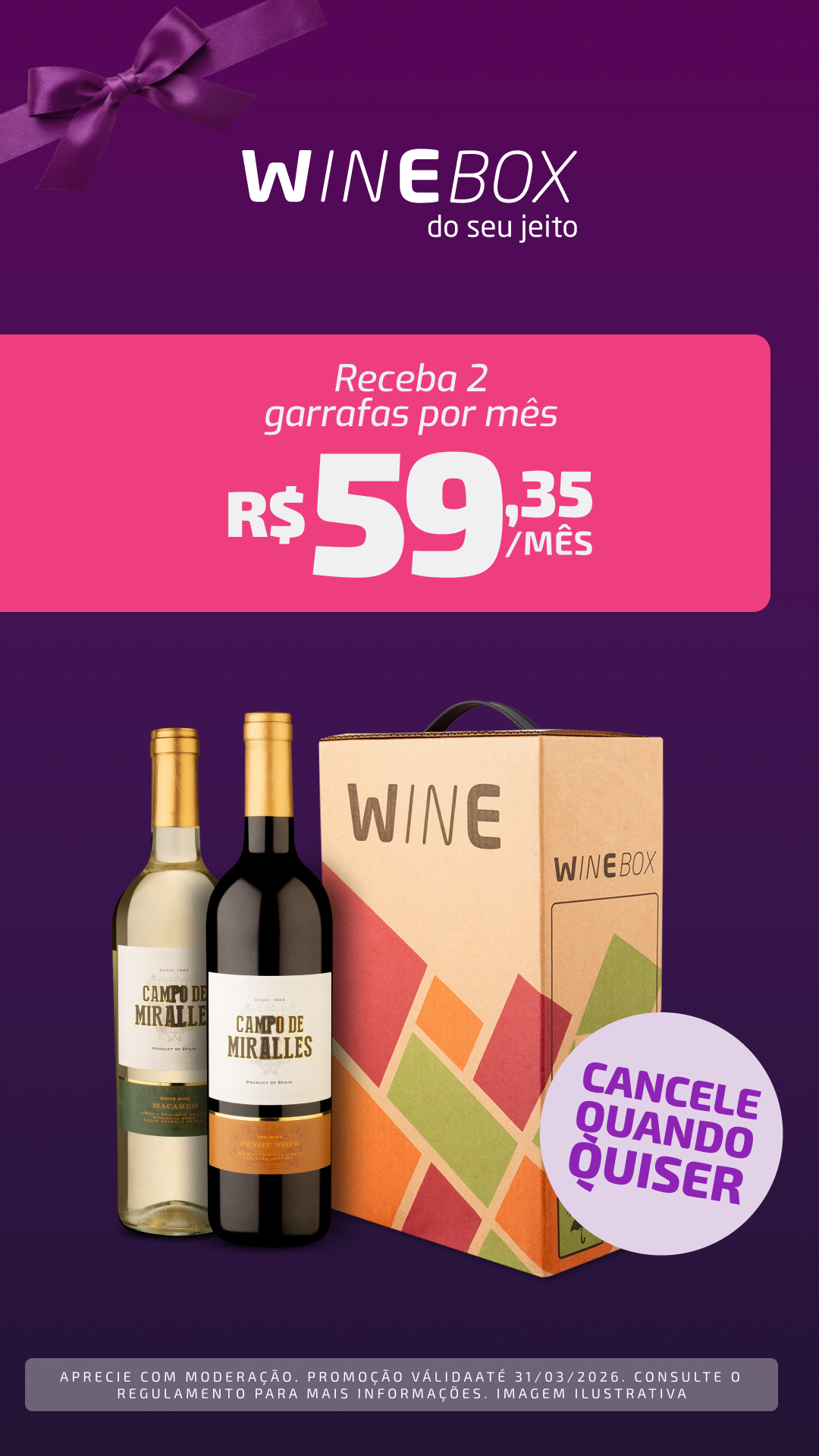 Wine Facebook ad from Mar 24, 2026