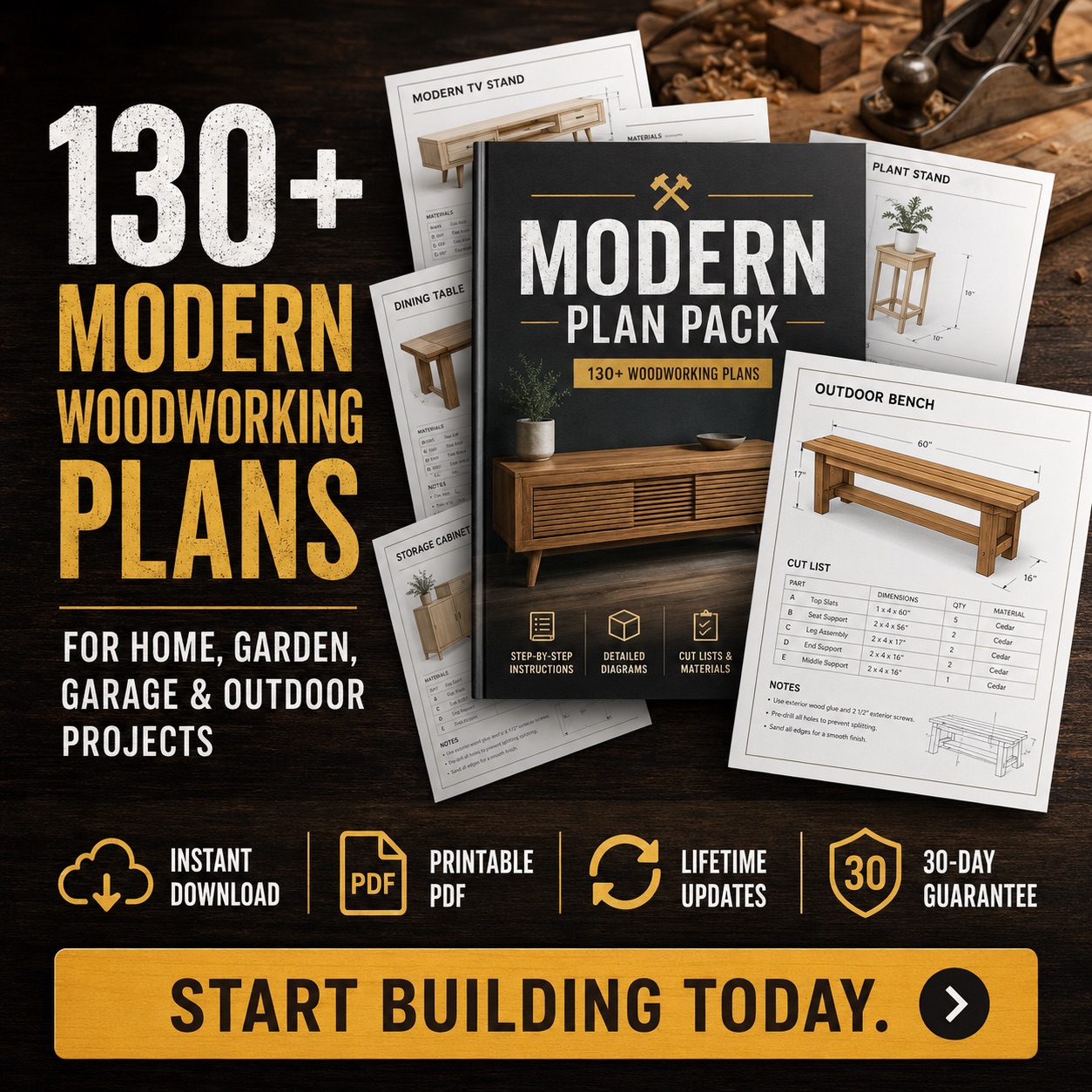 Bevis Wood Club Facebook ad: Start Building With a Clear Plan