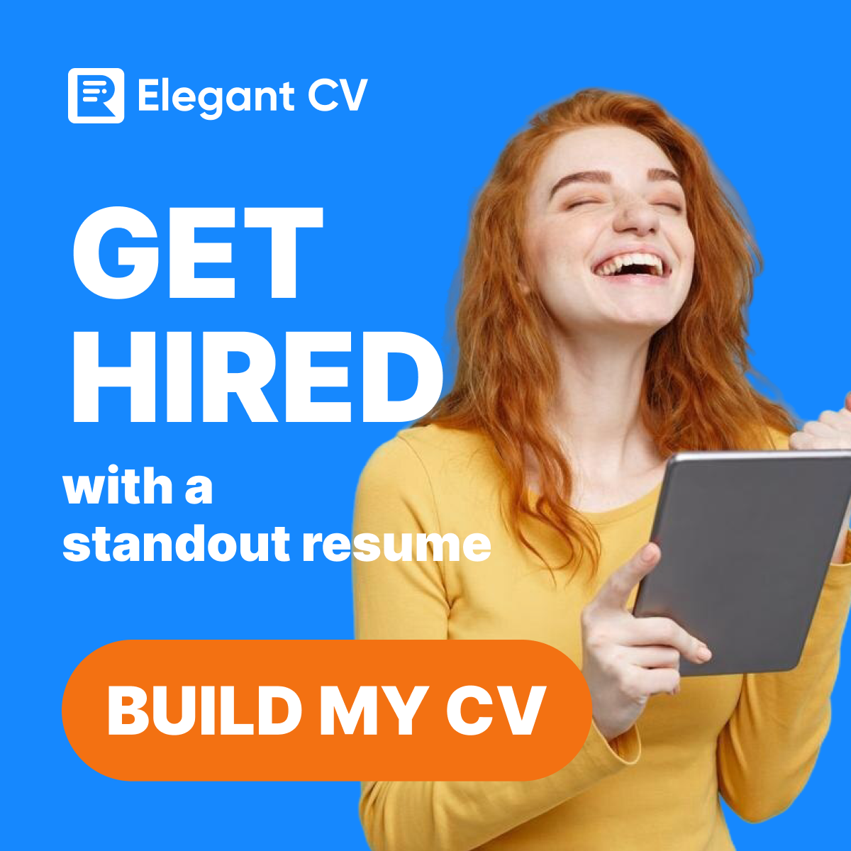 Elegant CV Facebook ad