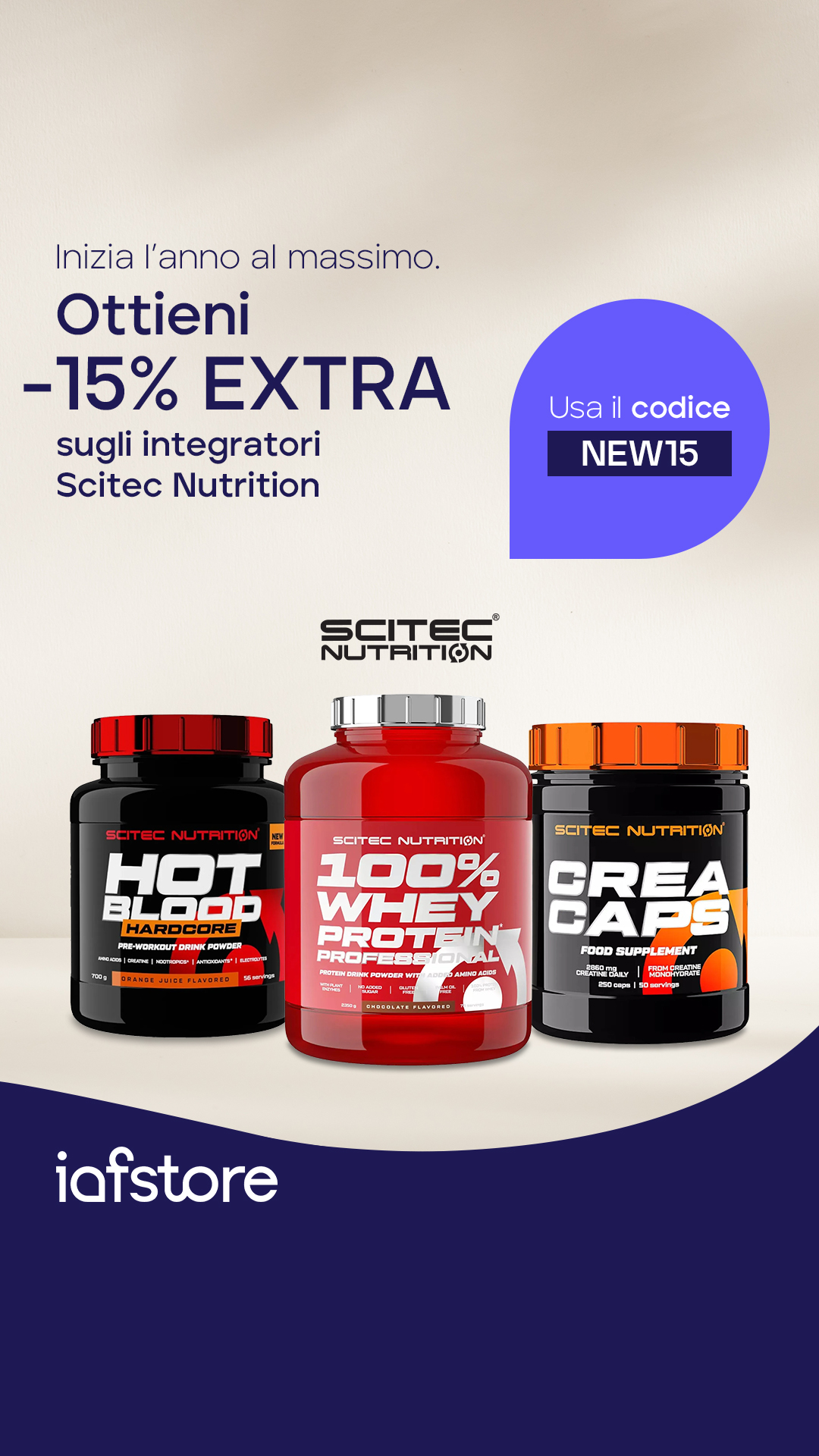 IAFSTORE Facebook ad from Jan 19, 2026