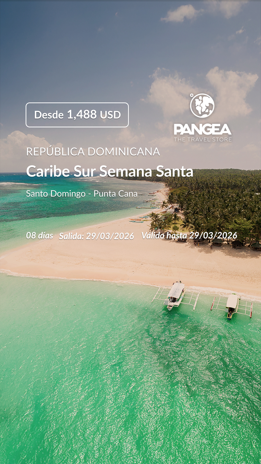Pangea The Travel Store MX Facebook ad from Nov 28, 2025