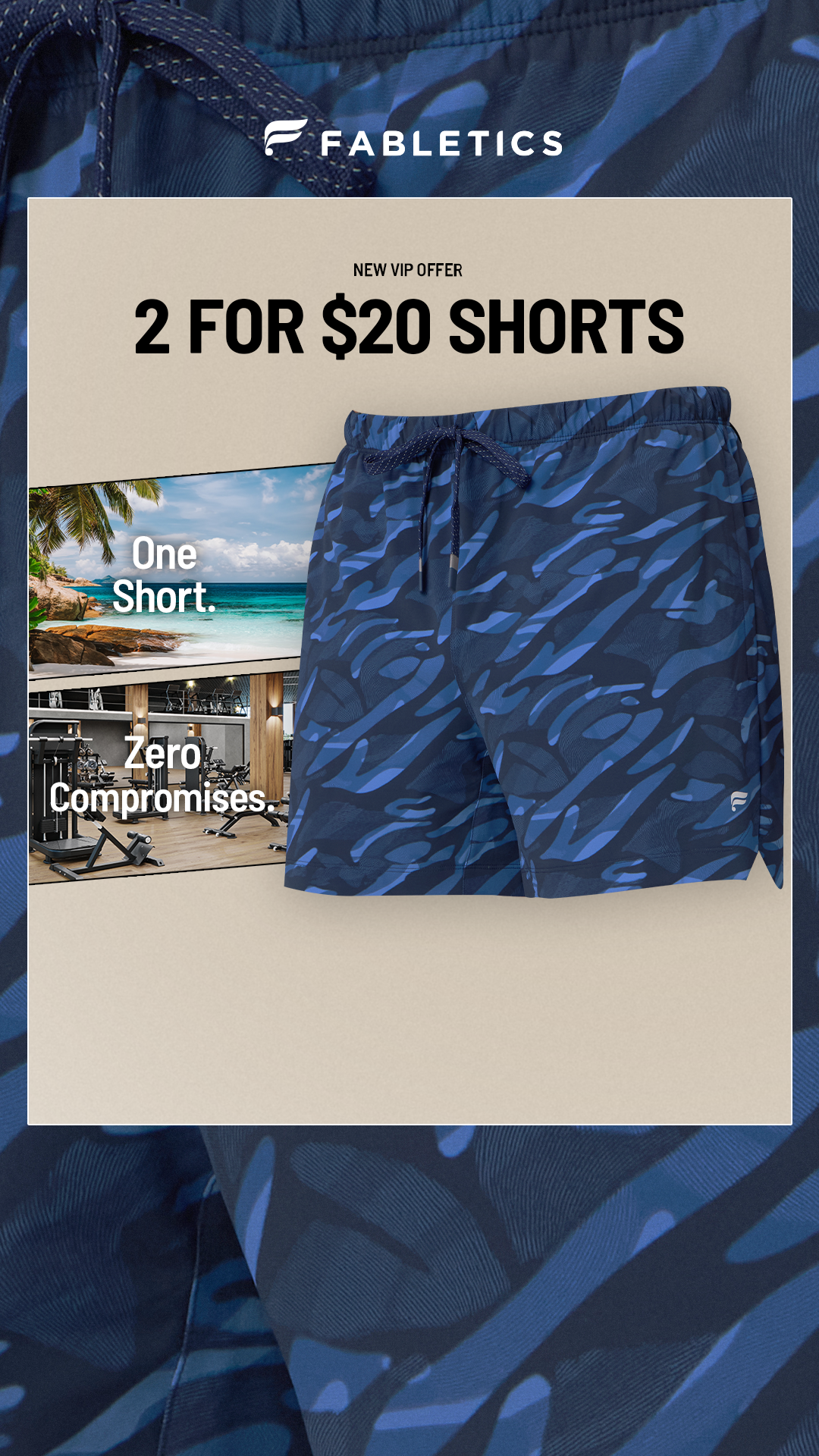 Fabletics Men Facebook ad