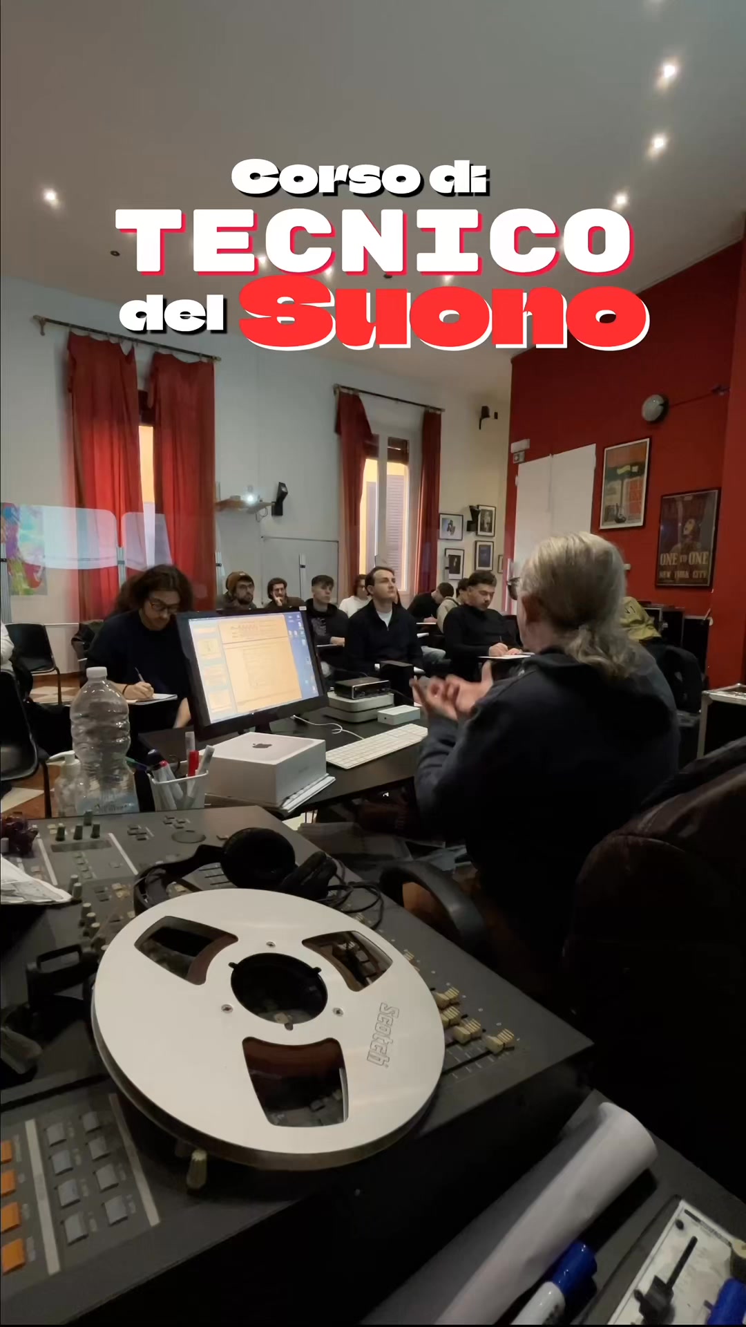 Accademia Nazionale del Cinema Facebook ad: Corso TECNICO DEL SUONO con Alessandro Scala