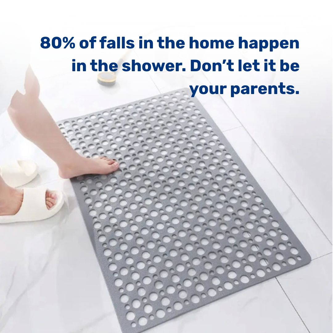 OzBath Facebook ad: A safer, steadier shower-instantly.