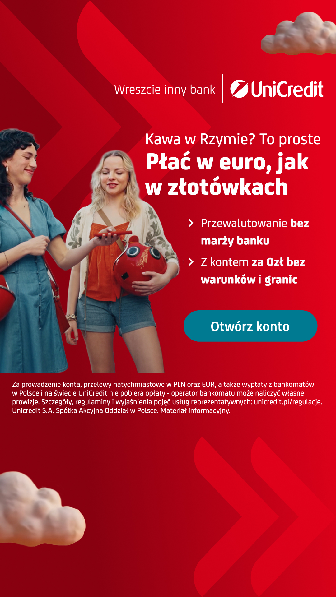 UniCredit Polska Facebook ad from Apr 29, 2026