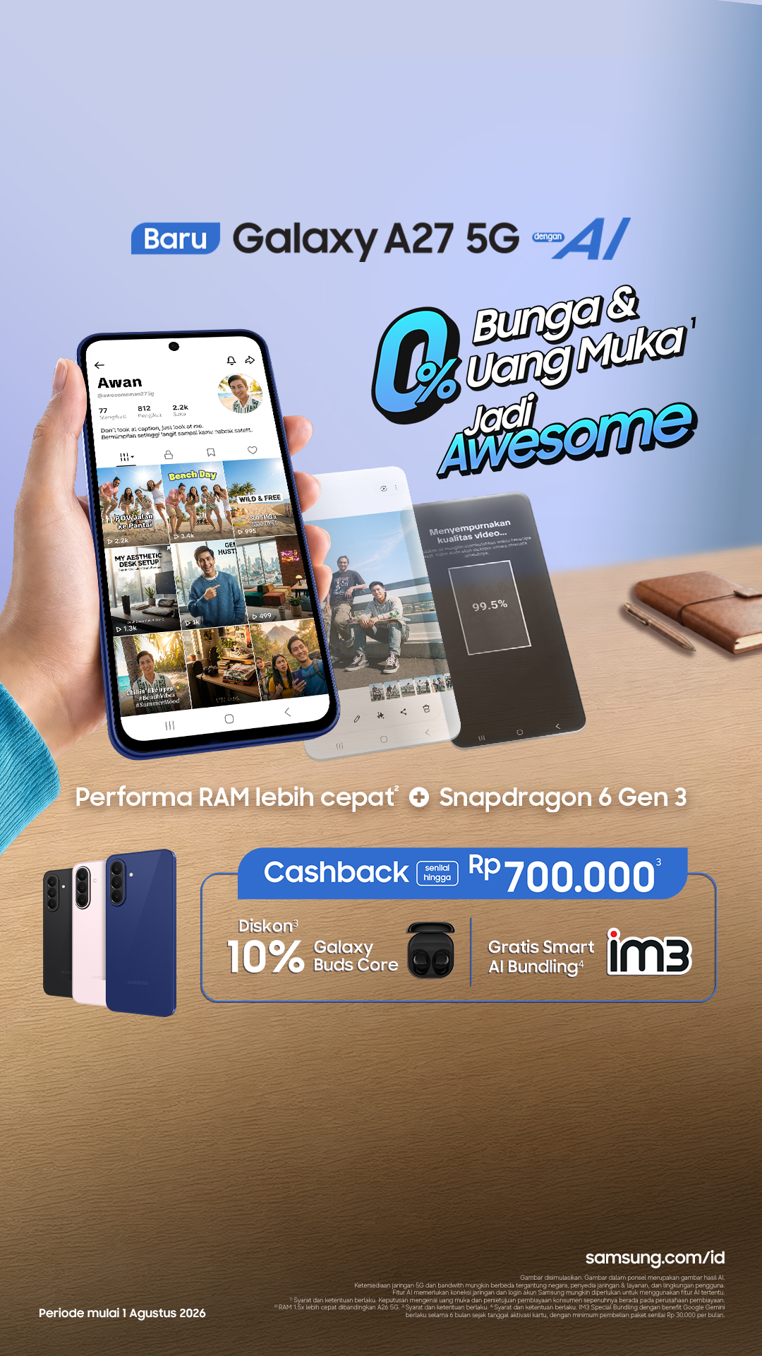 Samsung Facebook ad