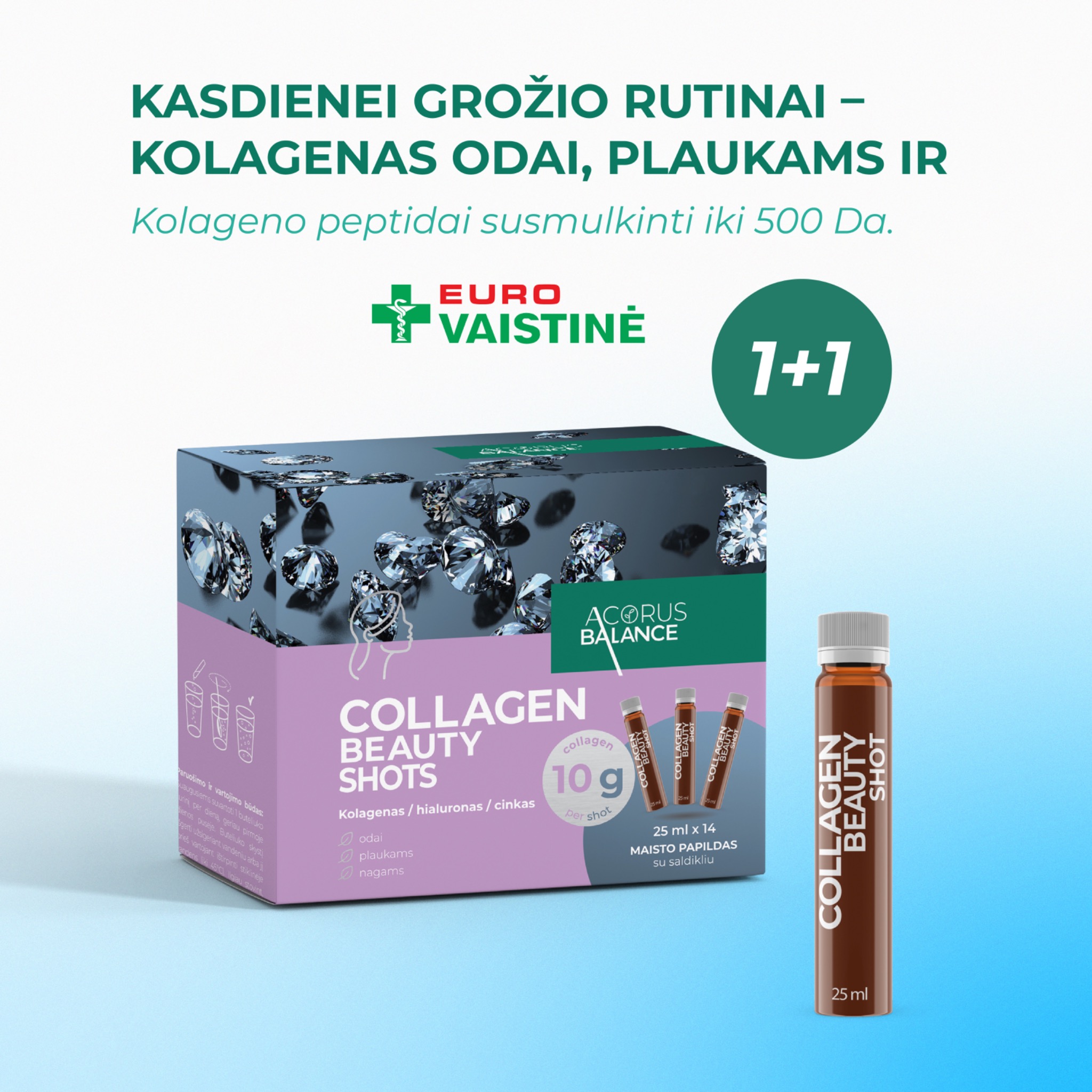 Acorus Balance LT Facebook ad: Dabar 1 perki, o 1 dovanu